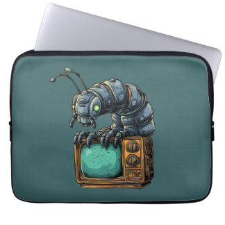 Mechanische Bug Vintage TV Laptop Hoes