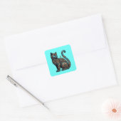 Mechanische Cat Sticker (Envelop)