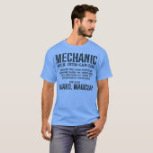 Mechanische definitie Funny Noun Betekenis T-shirt (Voorkant volledig)