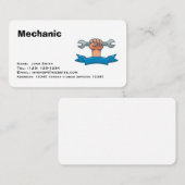 mechanische diensten bewerkbare visitekaartje (Voorkant / Achterkant)
