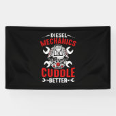 Mechanische diesel beter spandoek (Horizontaal)