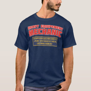 Mechanische dieselregistratie t-shirt
