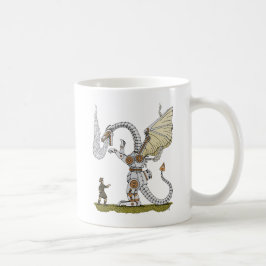 Mechanische draak koffiemok