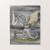 Mechanische draak legpuzzel (Verticaal)