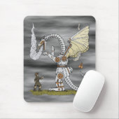 Mechanische draak muismat (Met muis)