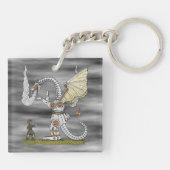 Mechanische draak sleutelhanger (Achterkant)