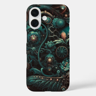 Mechanische dromen Steampunk Elegance in Motion iPhone 16 Hoesje
