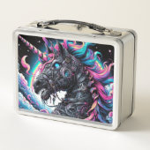Mechanische eenhoorn lunchbox (Achterkant)