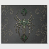 Mechanische elegantie, de spin in het donker. cadeaupapier (Vlak)