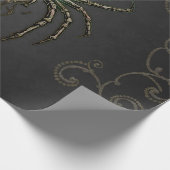 Mechanische elegantie, de spin in het donker. cadeaupapier (Hoek)