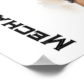 Mechanische Elegantie Steampunk jonge vrouw Poster (Hoek)