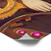 Mechanische engel II steampunk firy Art Print (Hoek)