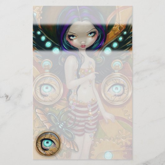 "Mechanische engel III" banketbakkerij Briefpapier (Voorkant)