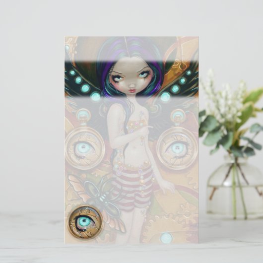 "Mechanische engel III" banketbakkerij Briefpapier (Staand voorkant)