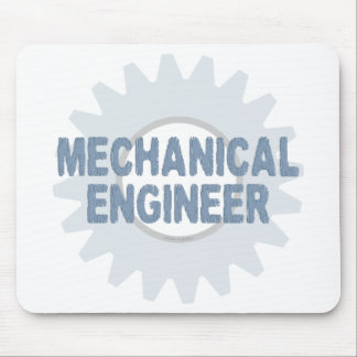 Mechanische Engineer Gear Blauw Grijs Muismat