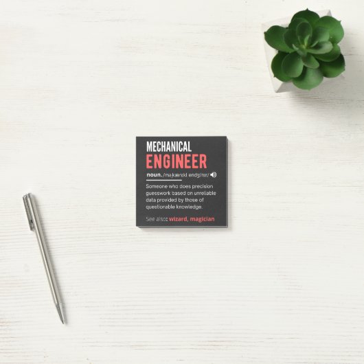 Mechanische ENGINEER Post-it® Notes (Kantoor)