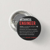 Mechanische ENGINEER Ronde Button 3,2 Cm (Voorkant /achterkant)