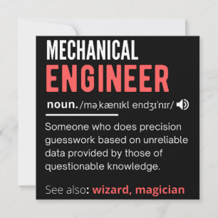 Mechanische ENGINEER Save The Date