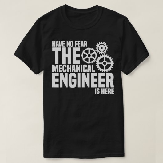 Mechanische Engineer Student Engineering Gifts Wis T-shirt (Design voorkant)