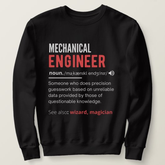 Mechanische ENGINEER Trui (Design voorkant)
