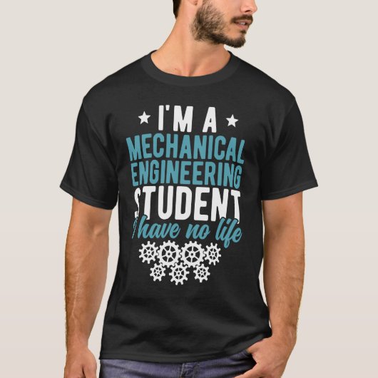 Mechanische Engineering Student Future Mechanical T-shirt (Voorkant)