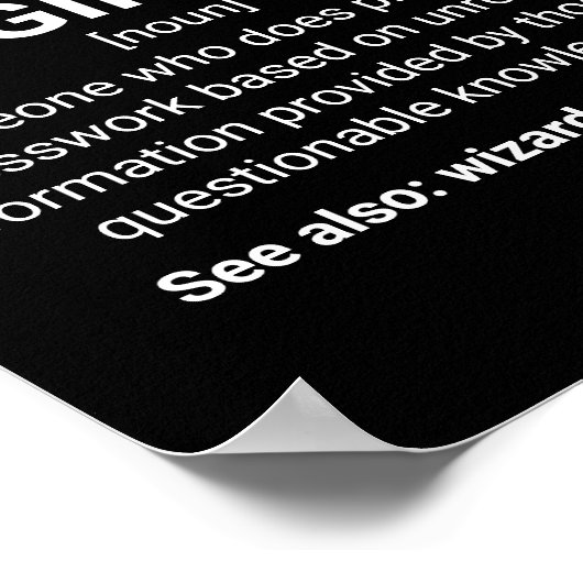 Mechanische engineeringdefinitie poster (Hoek)