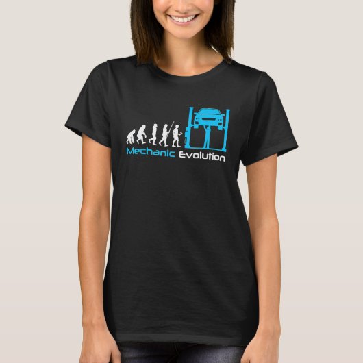 Mechanische evolutie t-shirt (Voorkant)