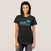 Mechanische evolutie t-shirt (Voorkant volledig)