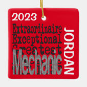 Mechanische extraordinaire CUSTOM Keramisch Ornament (Voorkant)