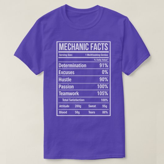 Mechanische feiten Mechanisch T-Shirt (Design voorkant)