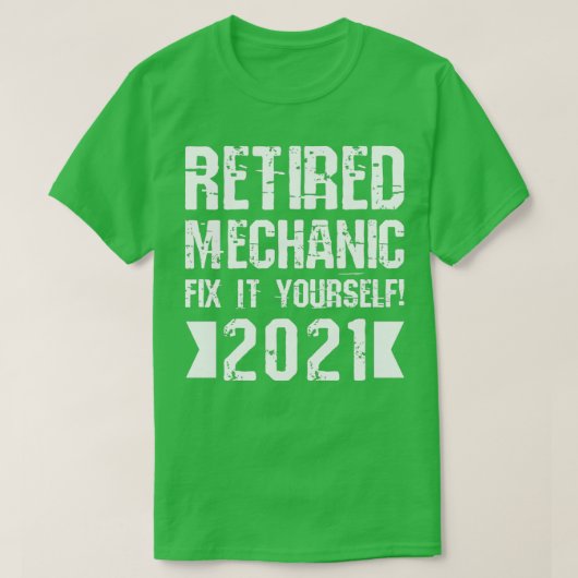 Mechanische Fix, zelf 2021 T-shirt (Design voorkant)