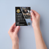 Mechanische Foto Auto Mechanic & Reparaties Advert Flyer (Hand)