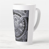 Mechanische fractals Latte Mok (Rechterhoek)