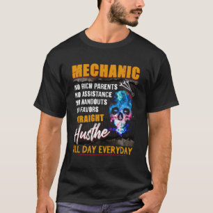 Mechanische Geen rijke Ouders Geen assistentie Gee T-shirt