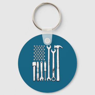 Mechanische Gereedschappen Amerikaanse Vlag VS Sleutelhanger