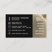 Mechanische Gereedschappen, Auto Mechanic & Repara Visitekaartje (Achterkant)