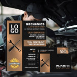 Mechanische gereedschappen, automatische monteur / flyer<br><div class="desc">Mechanische gereedschappen,  auto monteur & reparaties Adverteren flyers door de Visitekaartje Store.</div>