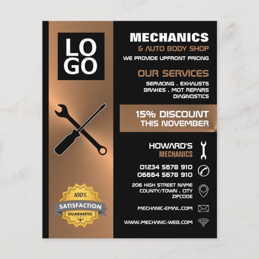 Mechanische gereedschappen, automatische monteur / flyer (Voorkant)