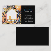 Mechanische gereedschappen Handyman Carpentry-cons Visitekaartje (Voorkant / Achterkant)