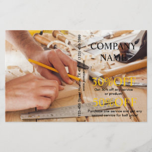 Mechanische gereedschappen voor de bouw Carpentry- Flyer