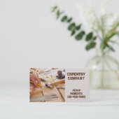 Mechanische gereedschappen voor de bouw Carpentry- Visitekaartje (Staand voorkant)