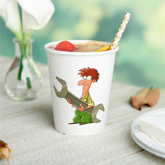 Mechanische Giant Spanner Papieren Bekers