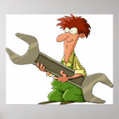 Mechanische Giant Spanner Poster (Voorkant)