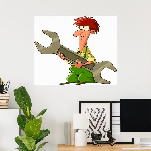 Mechanische Giant Spanner Poster