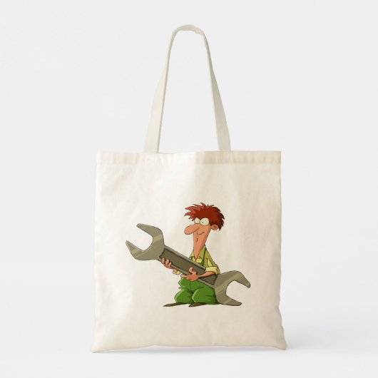 Mechanische Giant Spanner Tote Bag (Achterkant)