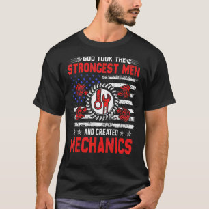 Mechanische God nam de sterkste Mannen T-shirt
