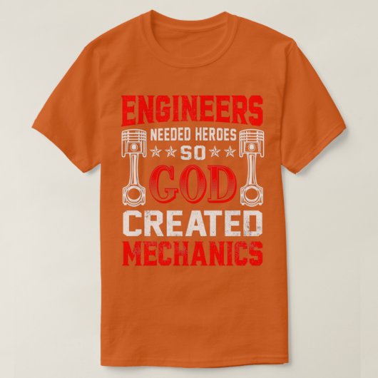Mechanische grafische ingenieurs nodig t-shirt (Design voorkant)