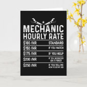 Mechanische Grappige Mechanische Workshop Gift Ide Kaart (Gele Bloem)