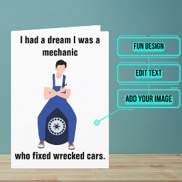 Mechanische Grappige Verjaardag Kaart