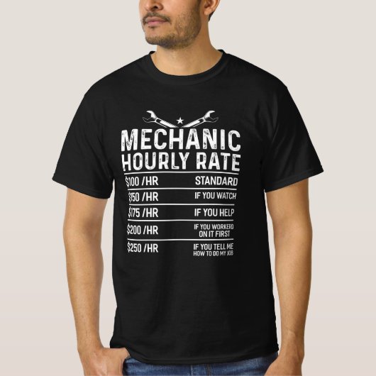 Mechanische, grappige werkshop — Gift Idee T-shirt (Voorkant)